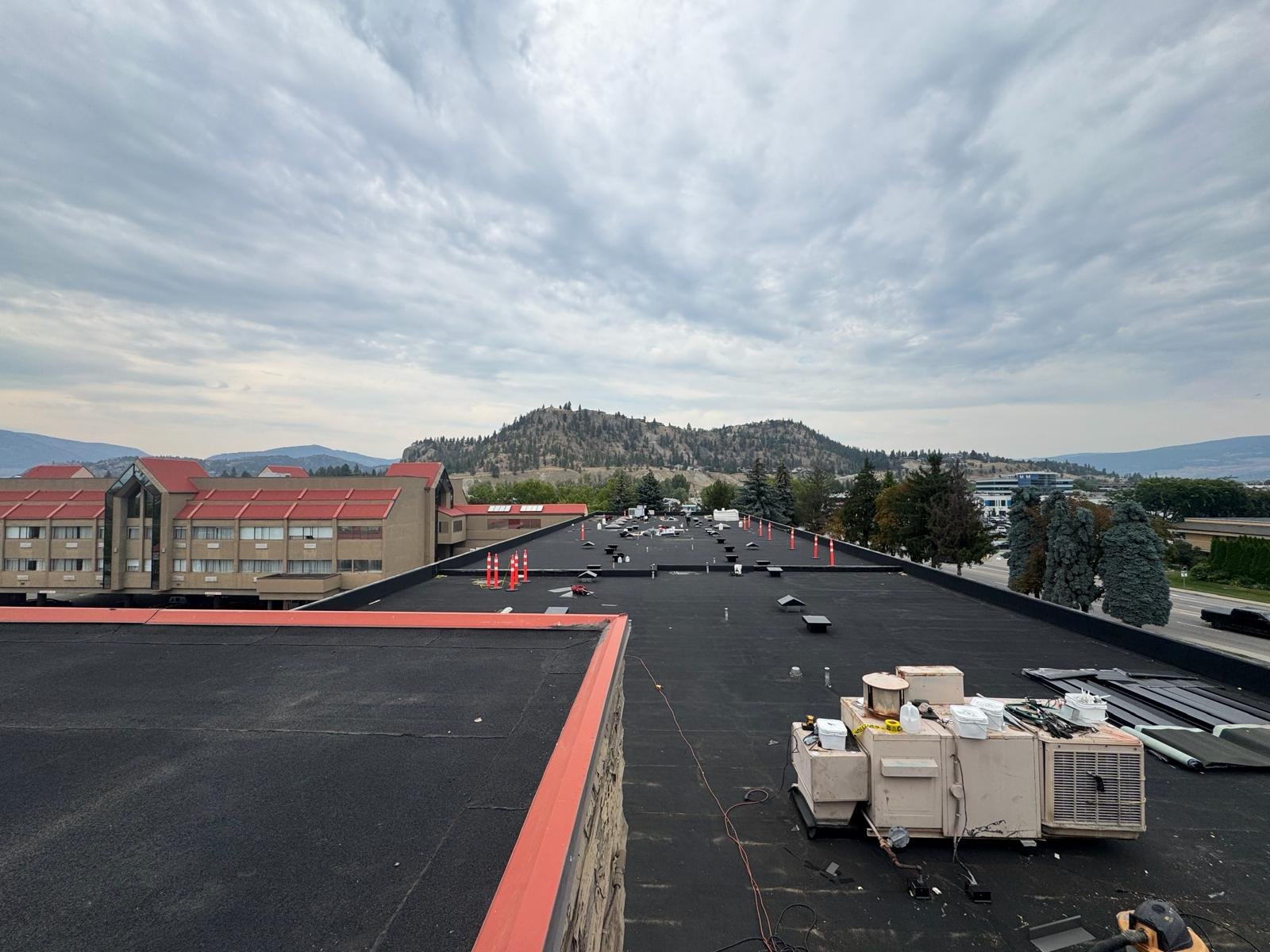 Roofing repair project Vernon